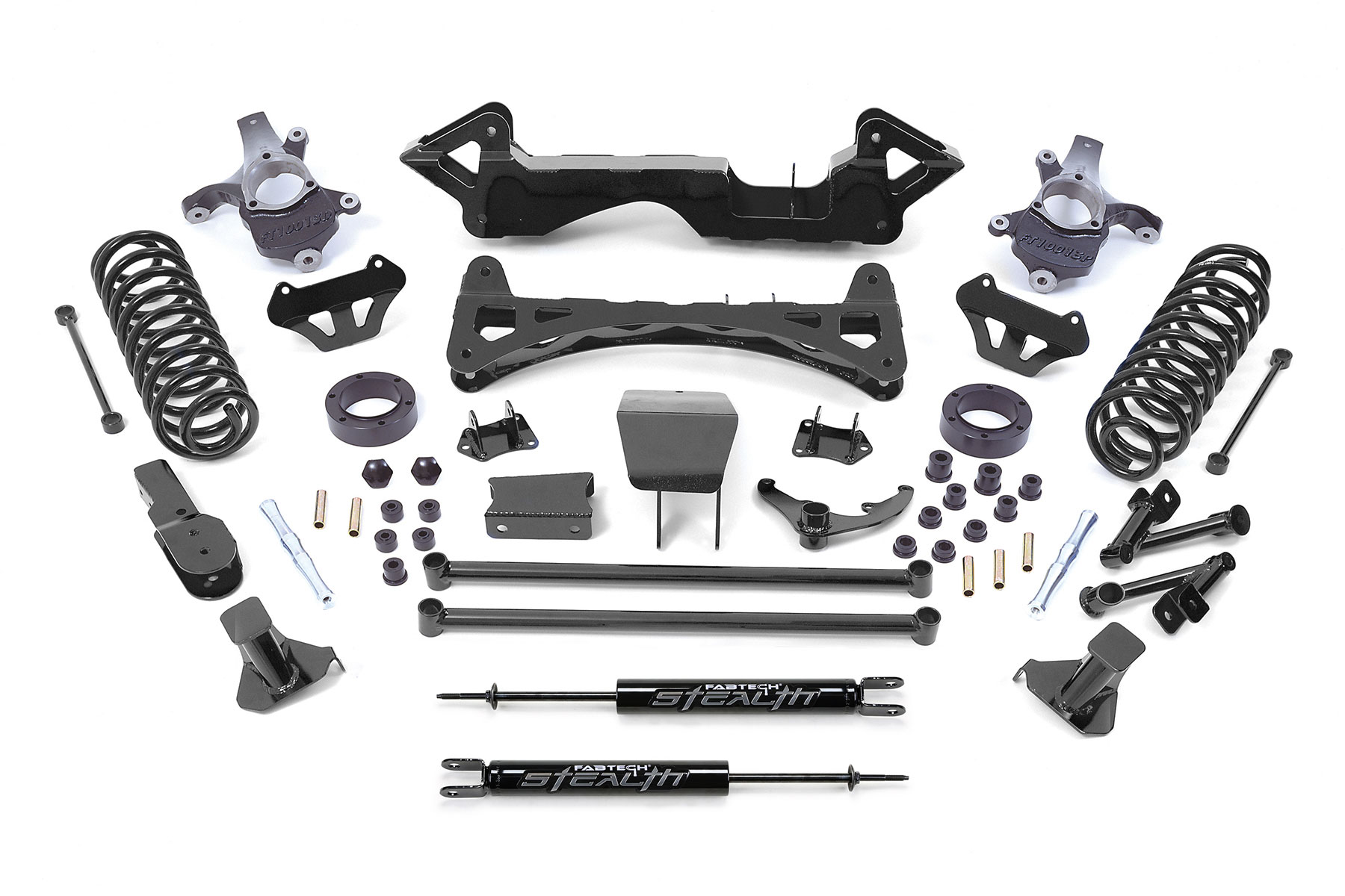 6" PERFORMANCE SYSTEM W/ FRONT STEALTH SHOCKS & REAR LOAD LEVELING