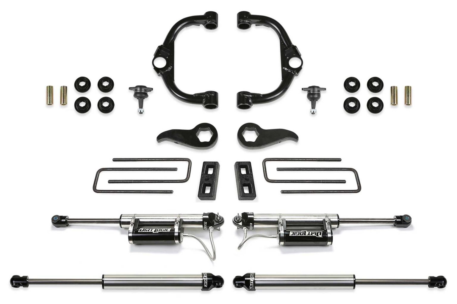3.5" Ball Joint UCA Lift Kit w/ Dirt Logic 2.25 Resi Shocks K1180DL Fabtech®