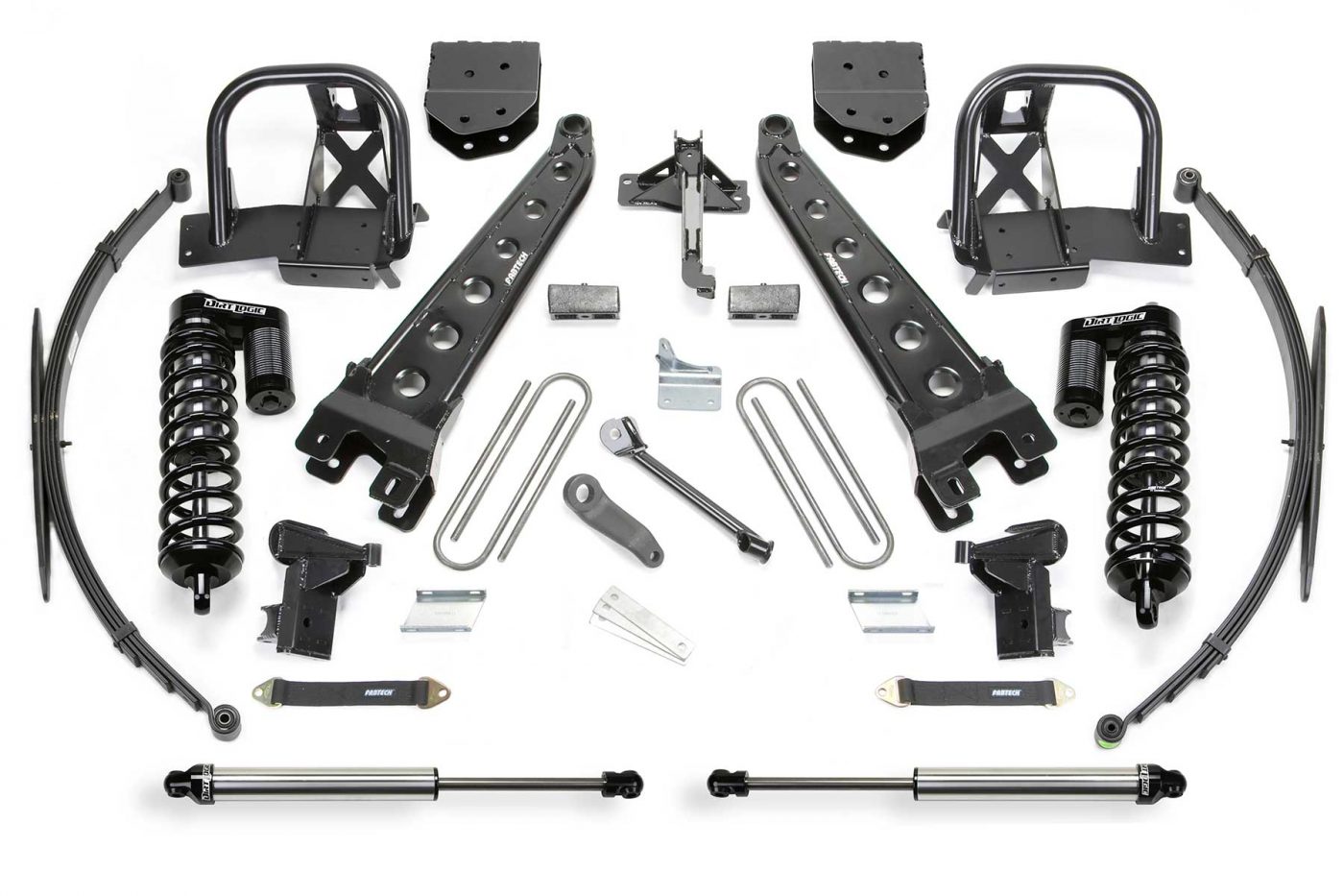 10" Radius Arm System w/ Dirt Logic 4.0 Coilovers & Rear Dirt Logic Shocks K2153DL Fabtech®